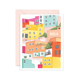 Hola Building Scene Card