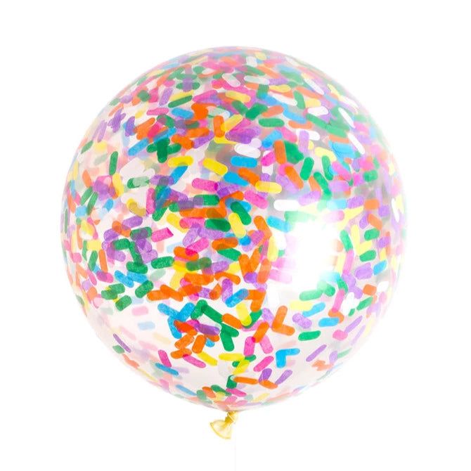 Ice Cream Sprinkles Jumbo Confetti Balloon
