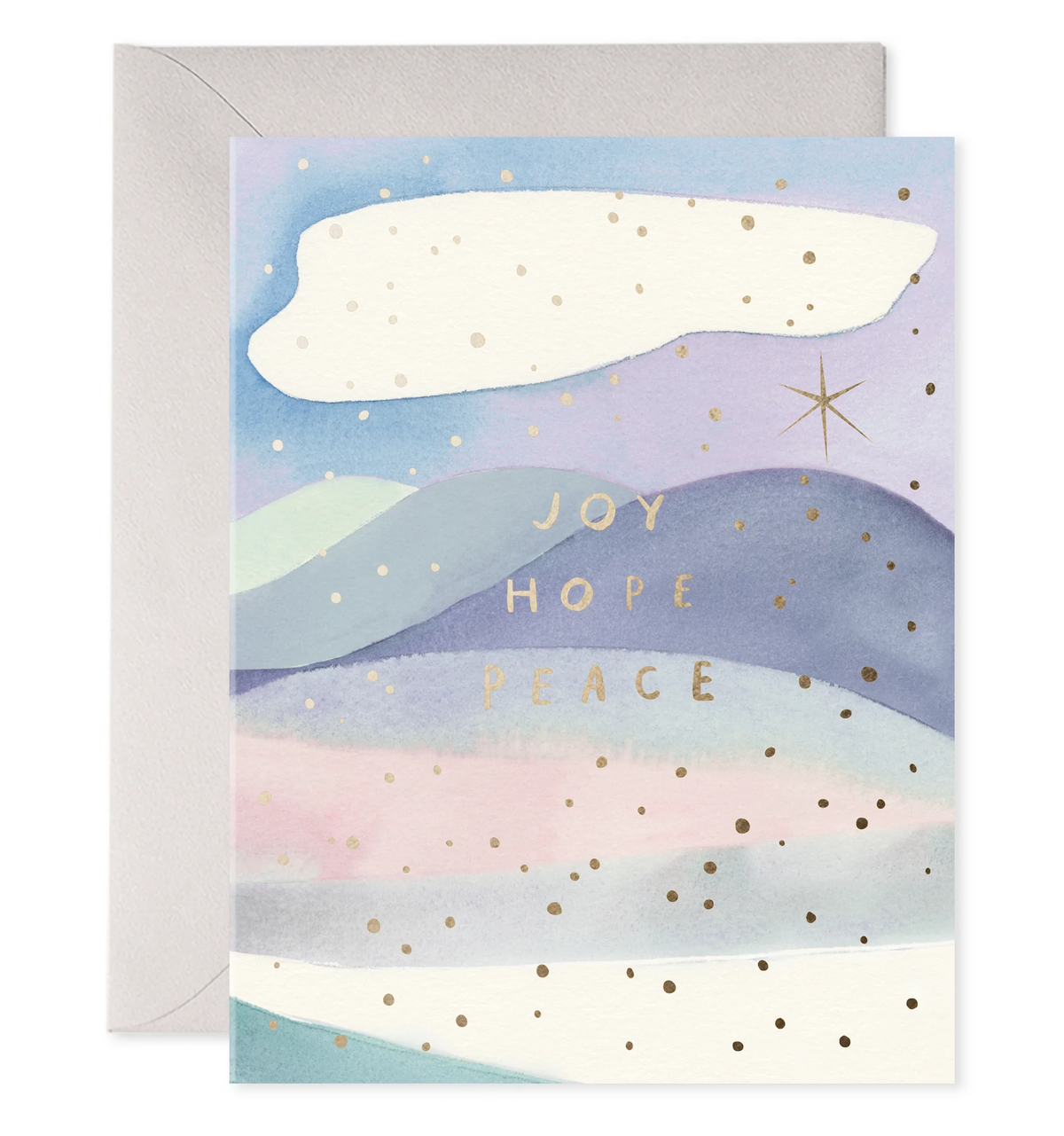 Joy Hope Peace Holiday Card