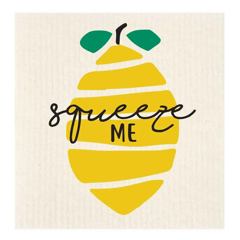 Squeeze Me Lemon Swedish Dishcloth