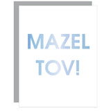 Mazel Tov Letterpress Card