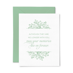 Memories Sympathy Card