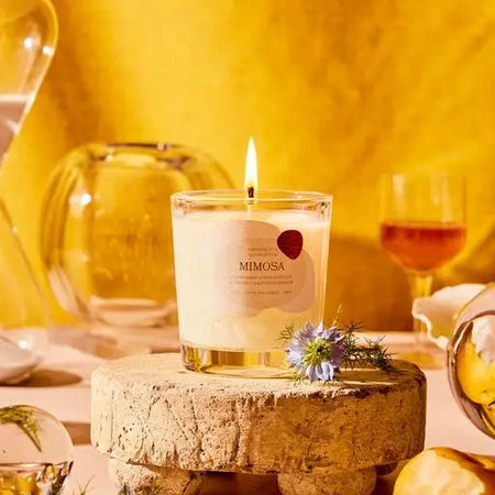 Mimosa Glass Candle