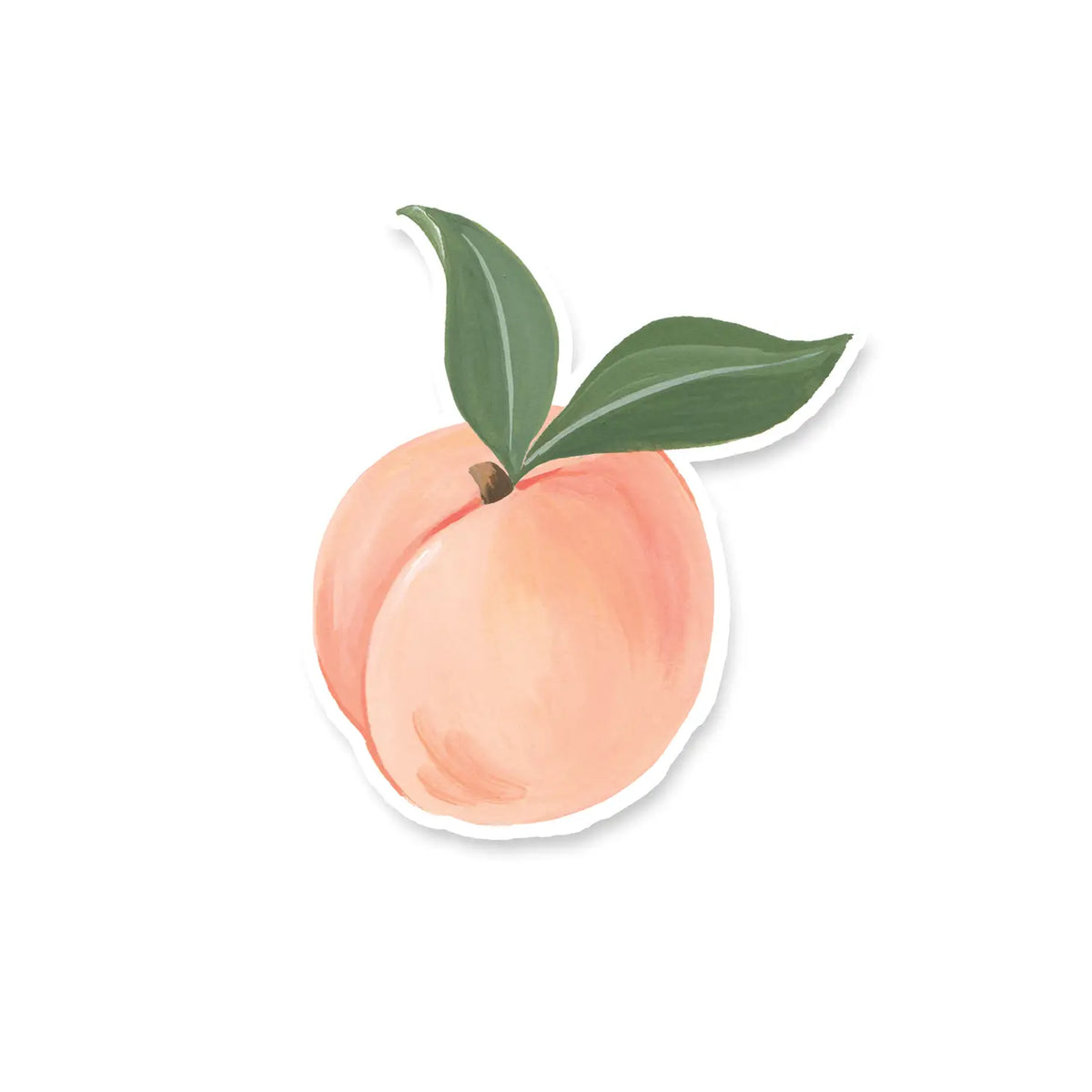 Mini Peach Sticker