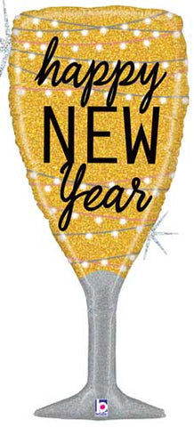 New Year Champagne Glass Balloon - 37