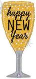 New Year Champagne Glass Balloon - 37"