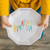 Oui Party Birthday Paper Plates