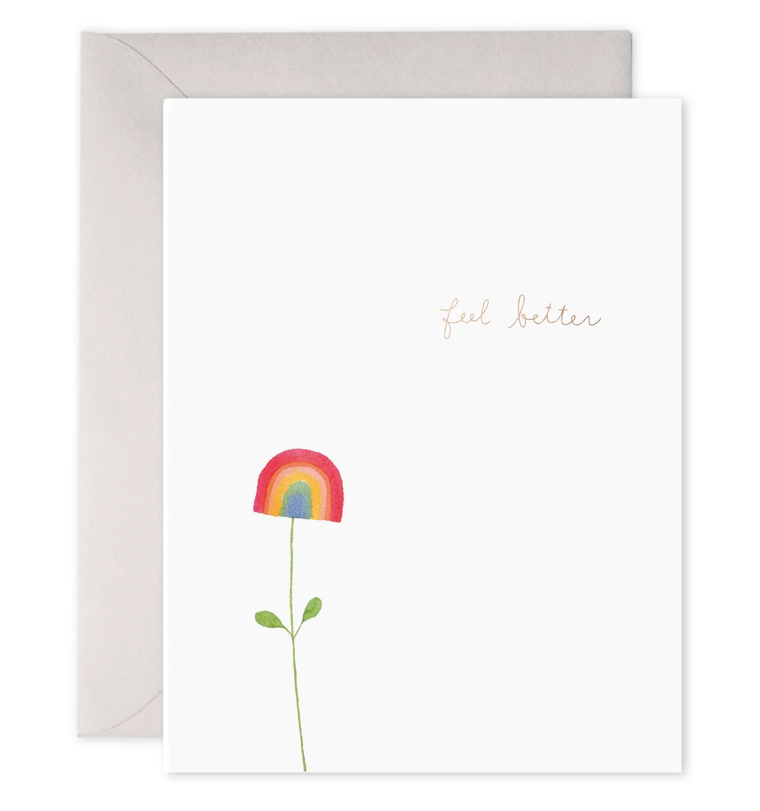 Rainbow Flower Card