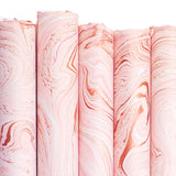 Rose Gold Marble Gift Wrap Sheet