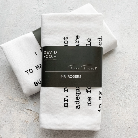 Fun, Old-Fashioned Family Christmas - Holiday Tea Towel