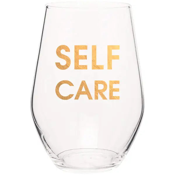 Self Care Wine Glass