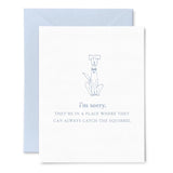 Squirrel Pet Sympathy Card
