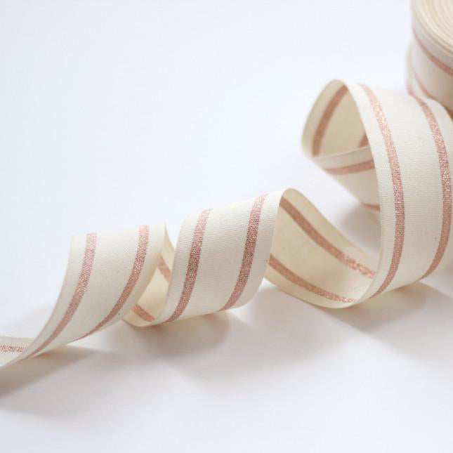Striped Cotton Ribbon