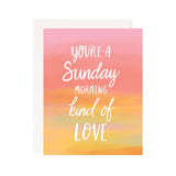 Sunday Morning Greeting Card