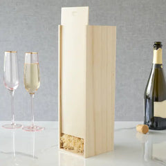Single Bottle Wooden Wine Box
