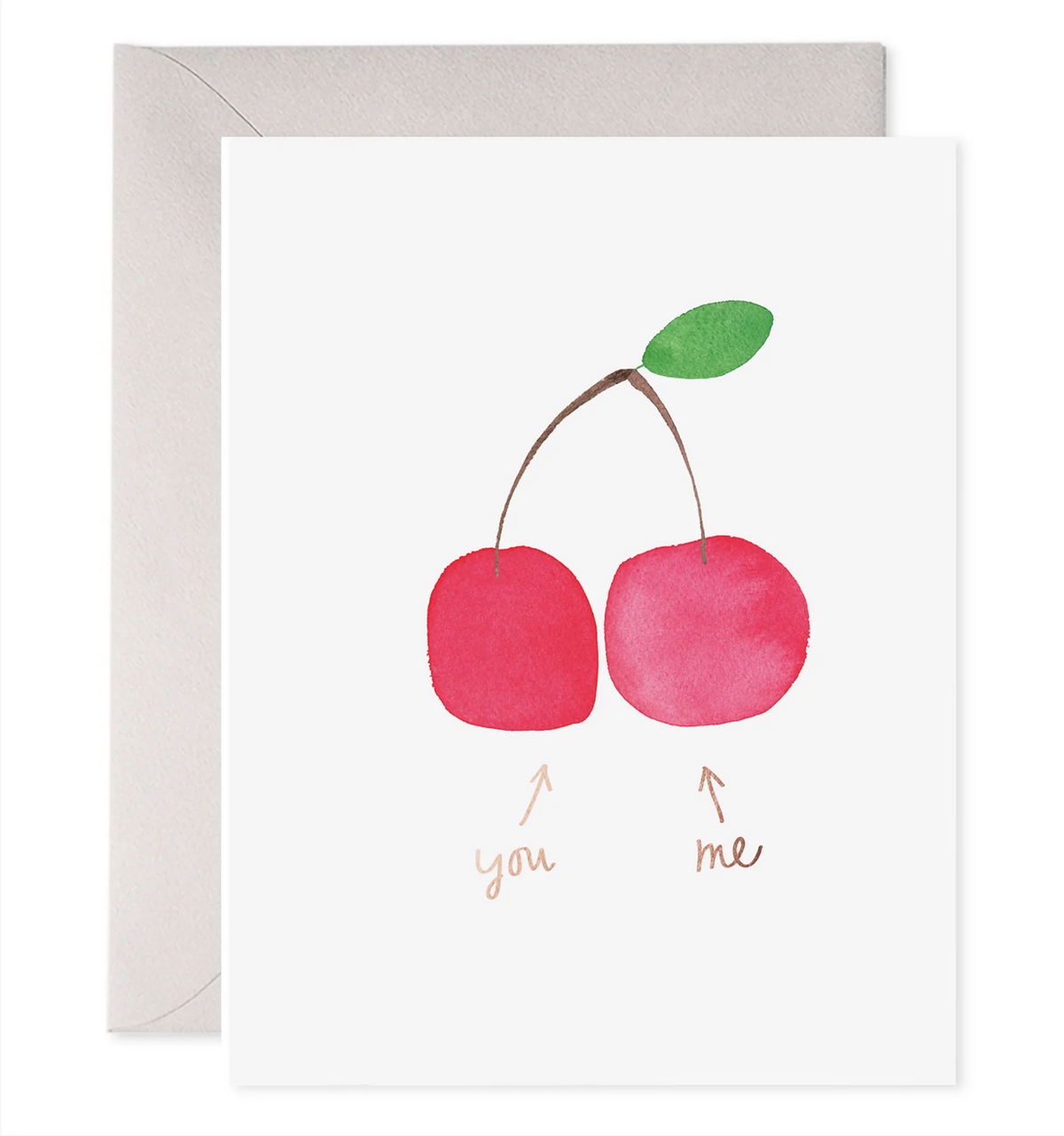 You + Me Cherries Card