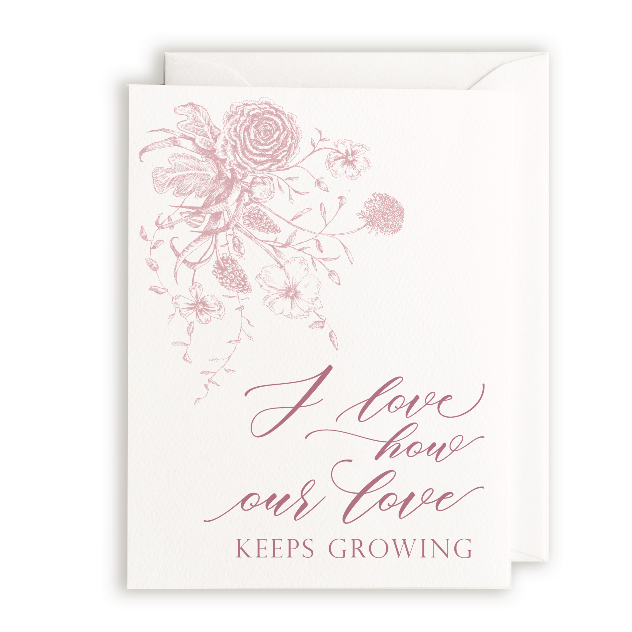 Our Love Keeps Growing Card