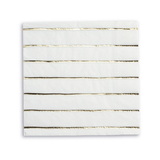 Frenchie Striped Gold Cocktail Napkins