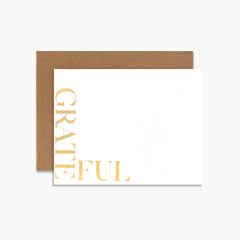 Grateful Foil Greeting Card