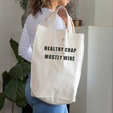 Mostly Wine Tote Bag