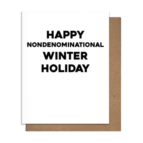 Nondenominational Winter Holiday Card