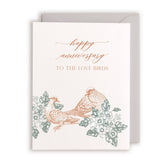 Love Birds Anniversary Card
