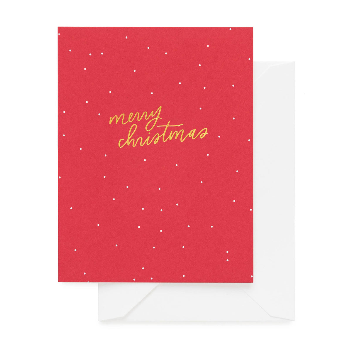 Merry Christmas Scatter Dot Boxed Card Set