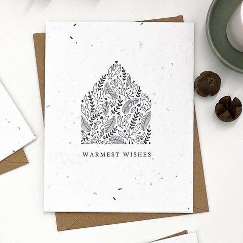 Holiday Home - Plantable Greeting Card