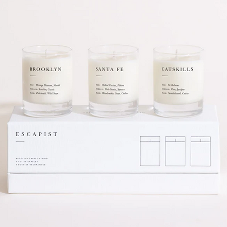 Escapist Votive Set - Smoke & Woods