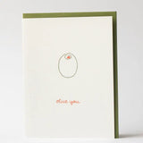 Olive You Greeting Card